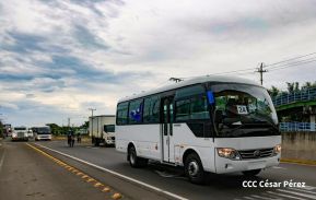 Flota de buses chinos para mejorar el transporte público de la Costa Caribe y el Pacífico