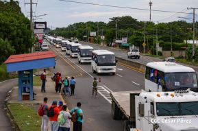Flota de buses chinos para mejorar el transporte público de la Costa Caribe y el Pacífico