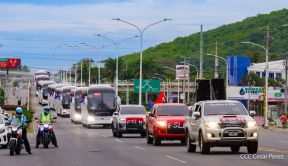 Flota de buses chinos para mejorar el transporte público de la Costa Caribe y el Pacífico