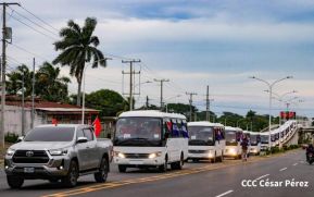 Flota de buses chinos para mejorar el transporte público de la Costa Caribe y el Pacífico