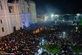 ¡María de Nicaragua, Nicaragua de María! Familias celebran la tradicional Gritería a la Purísima