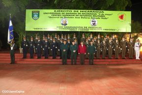 XXIX Graduación de oficiales del Centro Superior de Estudios Militares, General José Dolores Estrada Vado