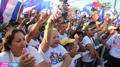 Daniel y Rosario conmemoran histórico repliegue hacia Masaya (Parte I)