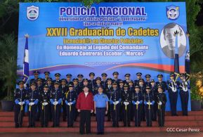 XXVII Graduación de Cadetes de la Universidad de Ciencias Policiales “Leonel Rugama” de la Policía Nacional