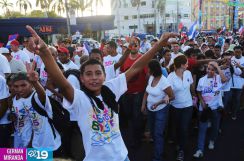 Daniel y Rosario conmemoran histórico repliegue hacia Masaya (Parte I)