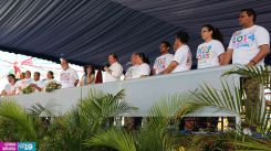 Daniel y Rosario conmemoran histórico repliegue hacia Masaya (Parte I)