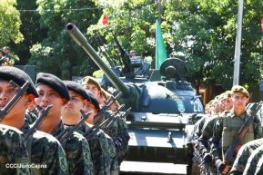 Acto Regional de Entrega de Técnica Militar a la Brigada de Infantería Mecanizada General Augusto C. Sandino