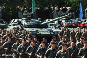 Acto Regional de Entrega de Técnica Militar a la Brigada de Infantería Mecanizada General Augusto C. Sandino