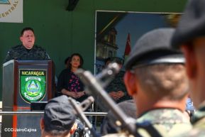 Acto Regional de Entrega de Técnica Militar a la Brigada de Infantería Mecanizada General Augusto C. Sandino