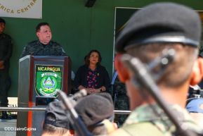Acto Regional de Entrega de Técnica Militar a la Brigada de Infantería Mecanizada General Augusto C. Sandino