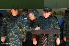 Acto Regional de Entrega de Técnica Militar a la Brigada de Infantería Mecanizada General Augusto C. Sandino