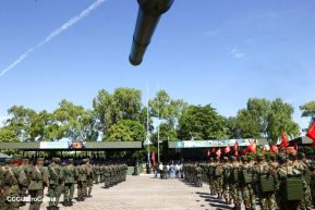 Acto Regional de Entrega de Técnica Militar a la Brigada de Infantería Mecanizada General Augusto C. Sandino