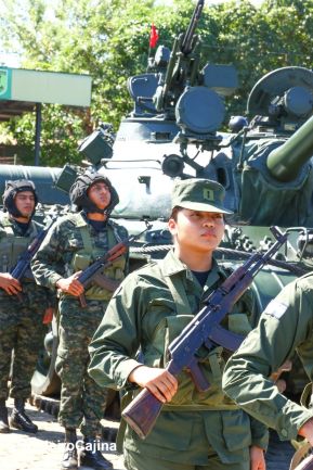 Acto Regional de Entrega de Técnica Militar a la Brigada de Infantería Mecanizada General Augusto C. Sandino