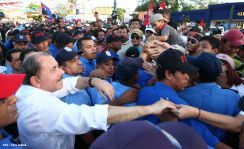 Daniel y Rosario conmemoran histórico repliegue hacia Masaya (Parte II)