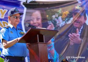 Acto de juramentación de Policia Voluntaria en Nueva Segovia