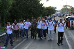 Daniel y Rosario conmemoran histórico repliegue hacia Masaya (Parte III)