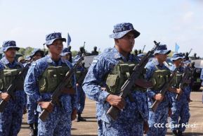 Acto Regional del Ejército de Nicaragua en el Estado Mayor del Destacamento Militar Norte