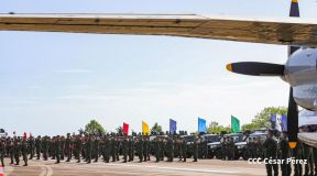 Acto Regional del Ejército de Nicaragua en el Estado Mayor del Destacamento Militar Norte