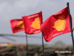 Acto Regional del Ejército de Nicaragua en el Estado Mayor del Destacamento Militar Norte