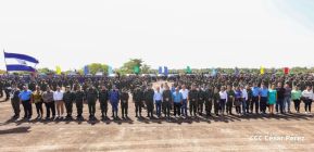 Acto Regional del Ejército de Nicaragua en el Estado Mayor del Destacamento Militar Norte