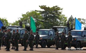 Acto Regional del Ejército de Nicaragua en el Estado Mayor del Destacamento Militar Norte