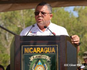 Acto Regional del Ejército de Nicaragua en el Estado Mayor del Destacamento Militar Norte