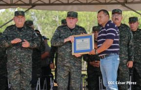 Acto Regional del Ejército de Nicaragua en el Estado Mayor del Destacamento Militar Norte