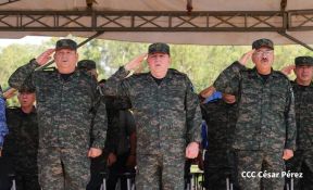 Acto Regional del Ejército de Nicaragua en el Estado Mayor del Destacamento Militar Norte