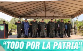Acto Regional del Ejército de Nicaragua en el Estado Mayor del Destacamento Militar Norte