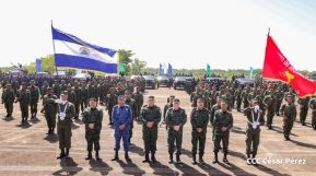 Acto Regional del Ejército de Nicaragua en el Estado Mayor del Destacamento Militar Norte