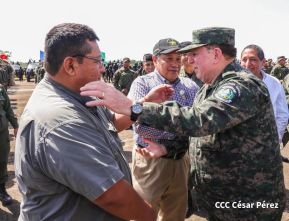 Acto Regional del Ejército de Nicaragua en el Estado Mayor del Destacamento Militar Norte