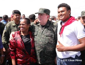 Acto Regional del Ejército de Nicaragua en el Estado Mayor del Destacamento Militar Norte