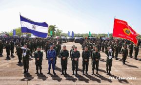 Acto Regional del Ejército de Nicaragua en el Estado Mayor del Destacamento Militar Norte