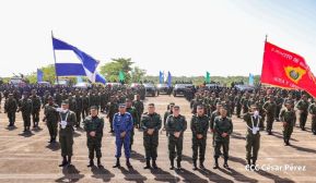 Acto Regional del Ejército de Nicaragua en el Estado Mayor del Destacamento Militar Norte