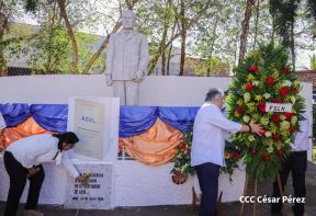 Nicaragüenses conmemoran los 109 años del tránsito a la inmortalidad de Rubén Darío 