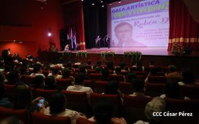 Nicaragüenses conmemoran los 109 años del tránsito a la inmortalidad de Rubén Darío 