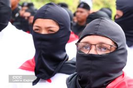 Juramentación de Policía Voluntaria en El Rama y Nueva Guinea