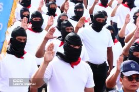 Juramentación de Policía Voluntaria en El Rama y Nueva Guinea