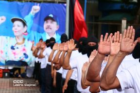 Juramentación de Policía Voluntaria en El Rama y Nueva Guinea