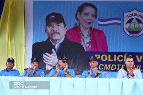 Juramentación de Policía Voluntaria en El Rama y Nueva Guinea