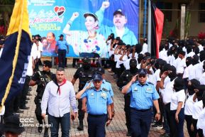 Juramentación de Policía Voluntaria en El Rama y Nueva Guinea