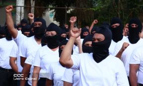 Juramentación de Policía Voluntaria en El Rama y Nueva Guinea