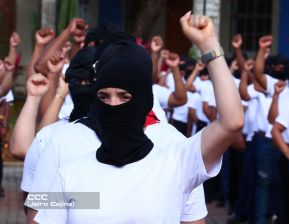 Juramentación de Policía Voluntaria en El Rama y Nueva Guinea