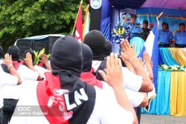 Juramentación de Policía Voluntaria en El Rama y Nueva Guinea