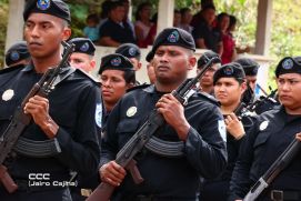 Juramentación de Policía Voluntaria en El Rama y Nueva Guinea