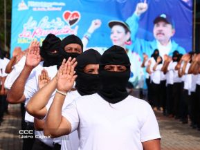 Juramentación de Policía Voluntaria en El Rama y Nueva Guinea