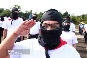 Juramentación de Policía Voluntaria en El Rama y Nueva Guinea