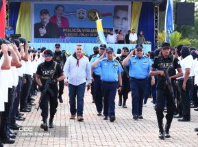 Juramentación de Policía Voluntaria en El Rama y Nueva Guinea