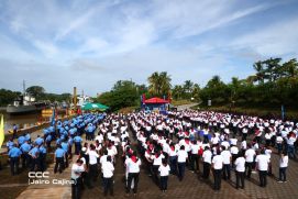 Juramentación de Policía Voluntaria en El Rama y Nueva Guinea