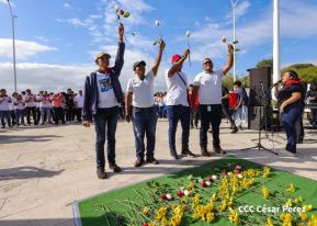 Nicaragüenses conmemoran el 91 aniversario del paso a la inmortalidad del General Augusto C. Sandino
